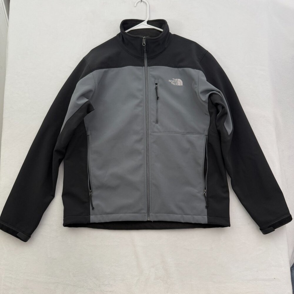 The North Face Apex Brionic 3 Jacket Mens L Mens Gray Softshell Windproof